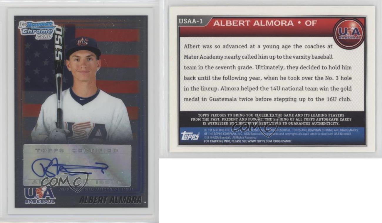 2010 Bowman Draft USA Baseball Jerseys #USAR1 Albert Almora 915