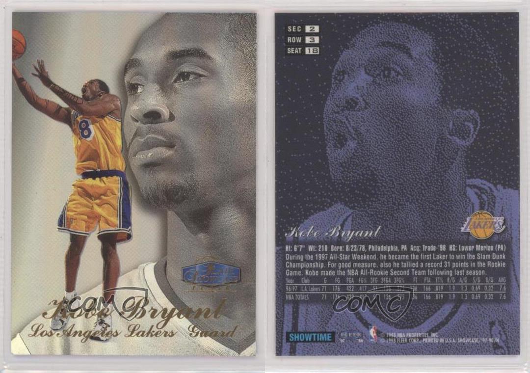 1997-98 Flair Showcase Row 3 Kobe Bryant #18 HOF | eBay 1997-98 Flair Showcase Row 3 Kobe Bryant #18 HOF | eBay