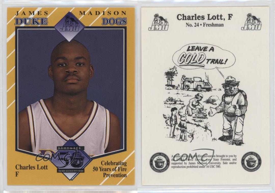 1993-94 Smokey Bear JMU James Madison University Dukes Charles 2024 Lott