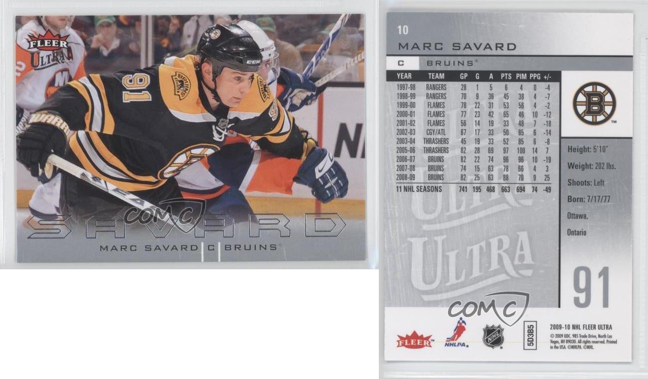 2009-10 ULTRA #10 Marc Savard-Boston Bruins 