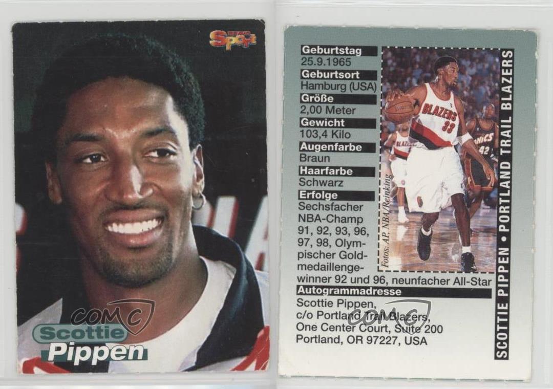 1995-99 Bravo Sports Sportkarten Scottie Pippen HOF