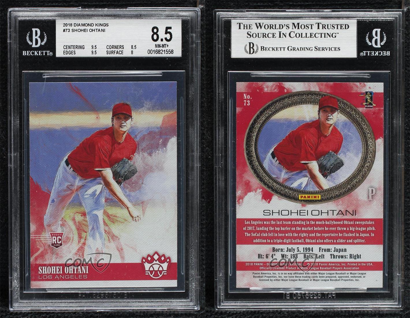 2018 Panini Diamond Kings - Shohei Ohtani #73 Pitching