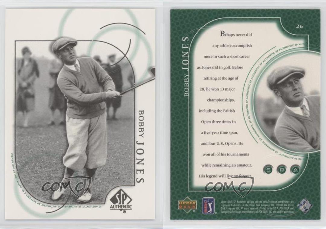 2001 SP Authentic Bobby Jones #26 - Picture 3 of 4