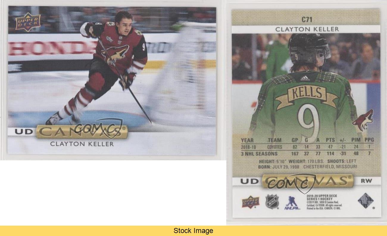 2019-20 Upper Deck UD Canvas Clayton Keller #C71