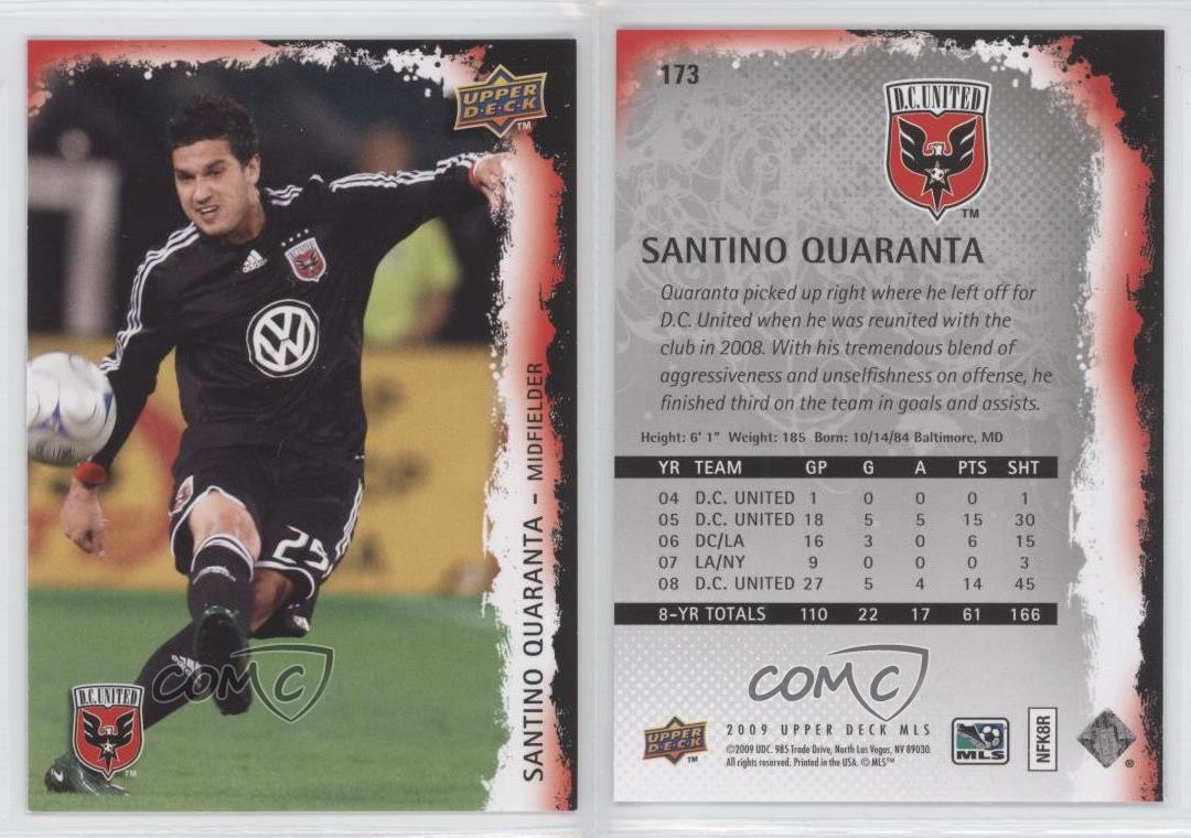 2009 Upper Deck MLS Santino Quaranta #173