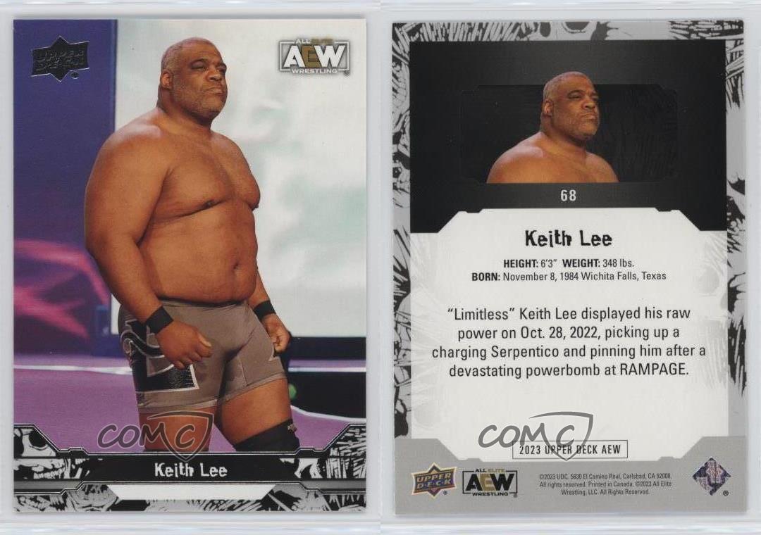 2023 Upper Deck AEW All Elite Wrestling Keith Lee #68