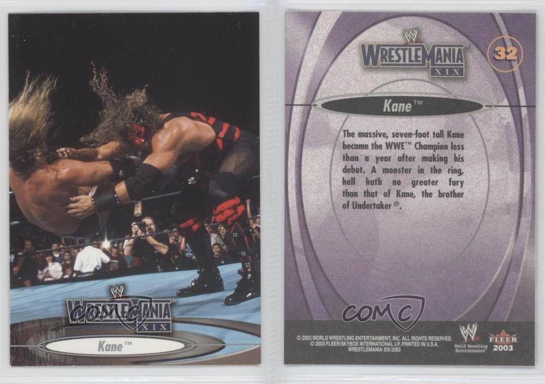 WWE WRESTLE MANIA XIX Carte 90 Basic Set par Fleer 2003