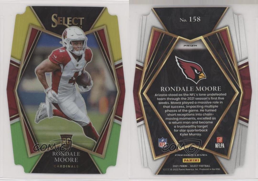 2021 Panini Prizm Premier #17 Rondale Moore Rookie Jersey Card