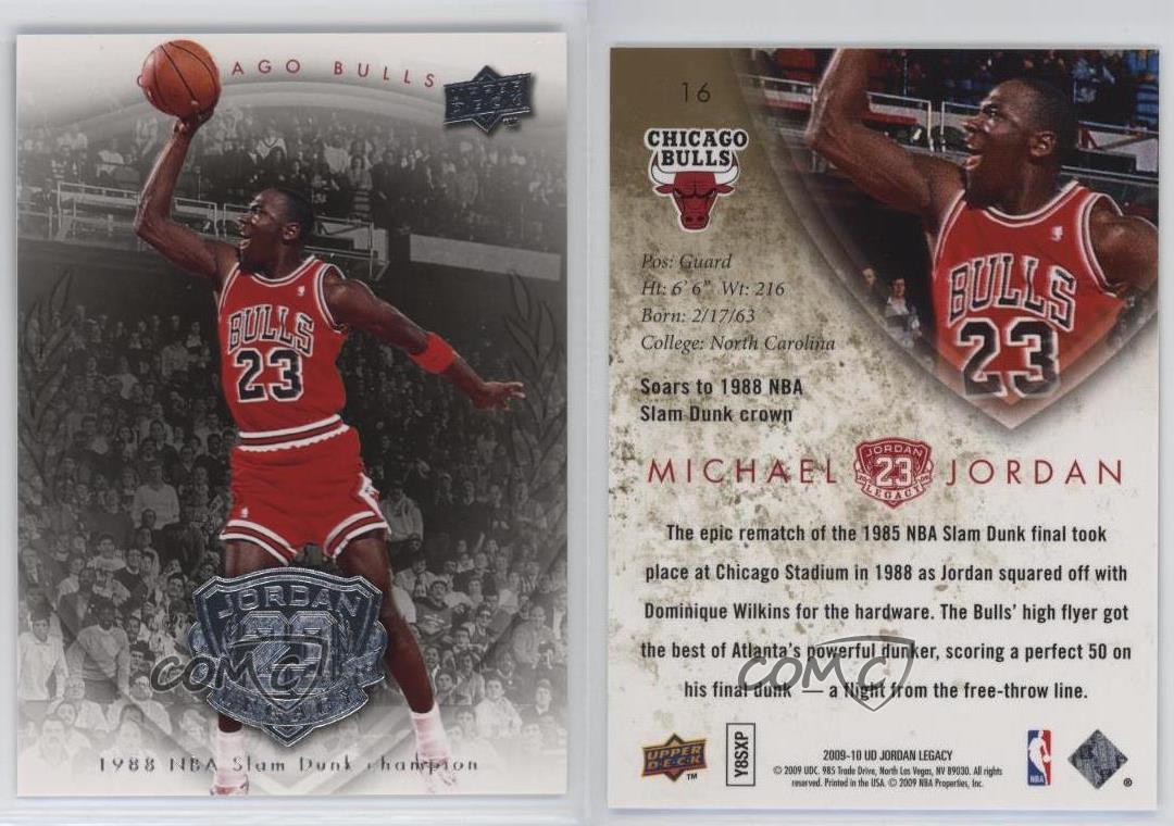 2009-10 Upper Deck Jordan Legacy Box Set Michael Jordan #16 HOF - Picture 6 of 6