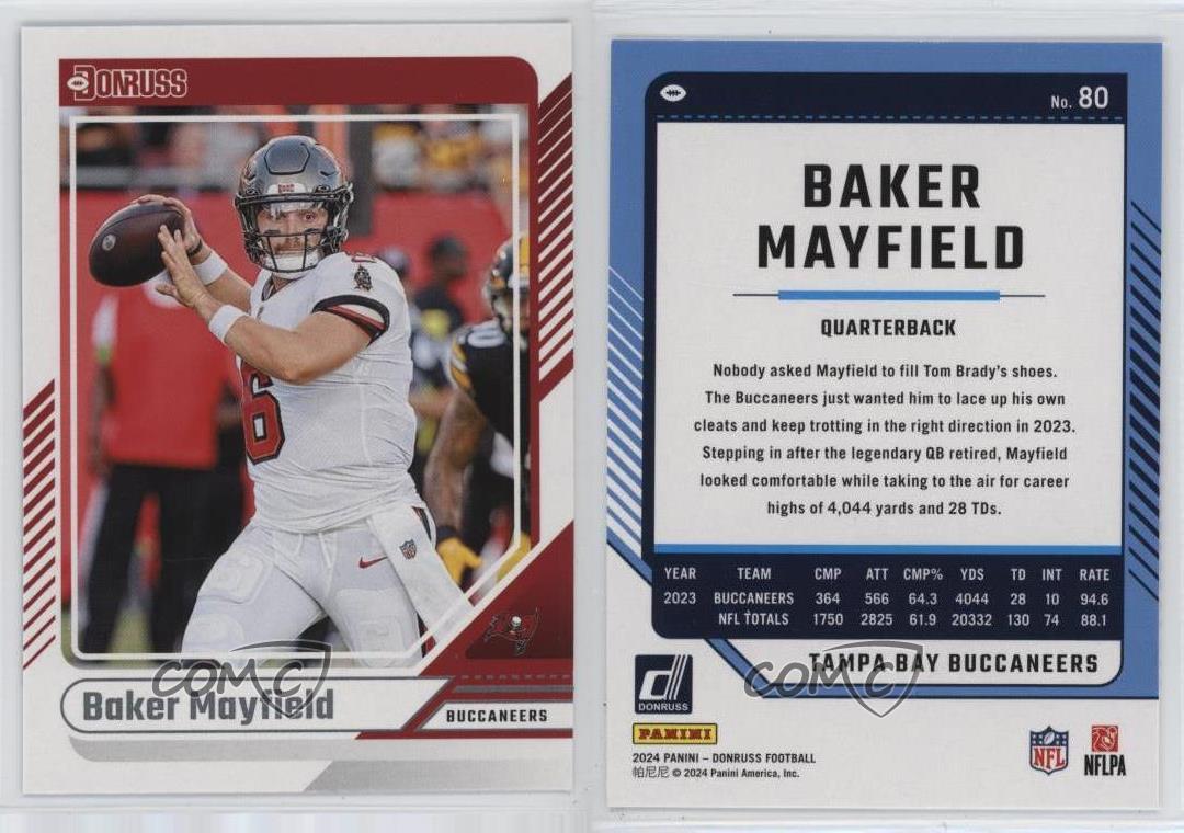 Panini Donruss officiel Baker Mayfield 2024 #80