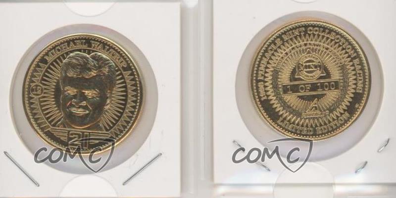 1998 Pinnacle Mint Coins Artist Proof Gold Plate /100 Michael Waltrip #12 - Picture 3 of 3