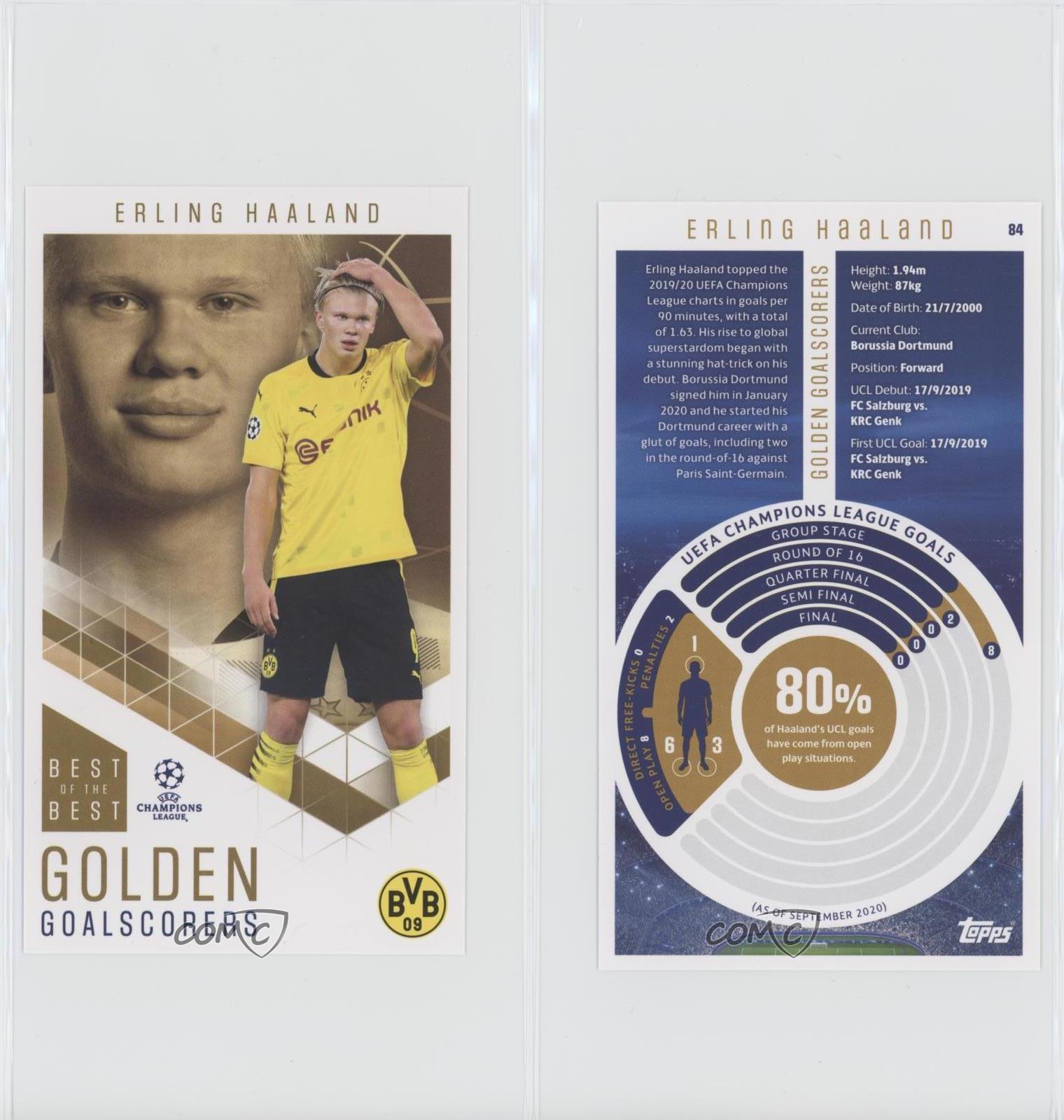 TOPPS BEST OF THE BEST 2020-21 20/21 SUPERSIZE CLUB CARDS BORUSSIA DORTMUND 