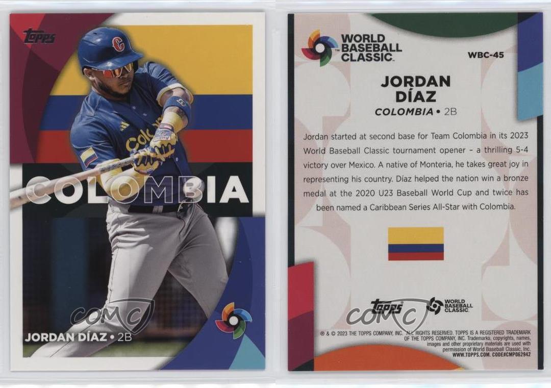 2023 Topps Series 2 World Baseball Classic Stars Jordan Diaz Díaz Rookie RC