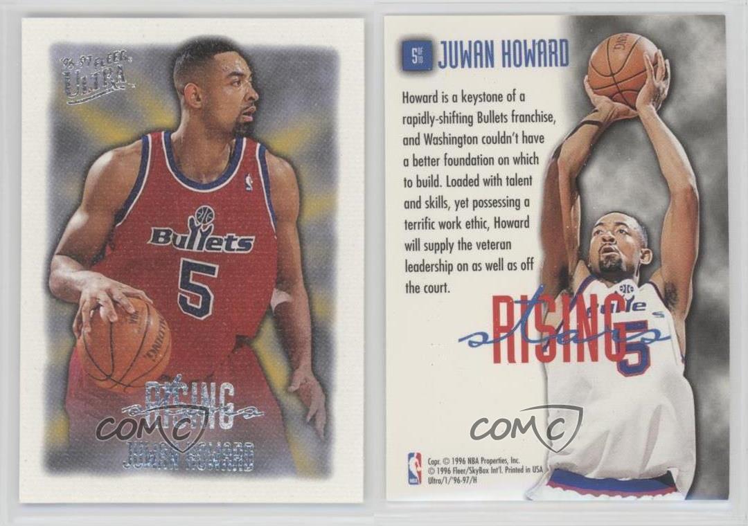1996-97 Fleer Ultra Rising Stars Juwan Howard #5 - Bild 4 von 4