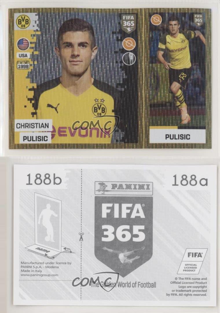 PANINI sticker FIFA 365 2018 _ numero cartocci selezione 