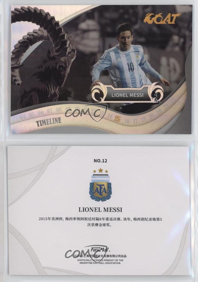 2023 FansMall GOAT Lionel Messi Argentina Timeline Lionel Messi #12 - Bild 3 von 3