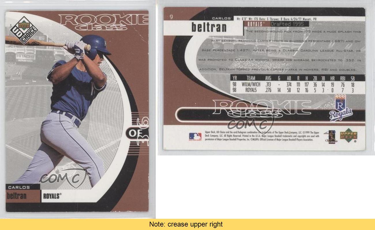 1999 Upper Deck UD Choice - [Base] #9 - Rookie Class - Carlos Beltran