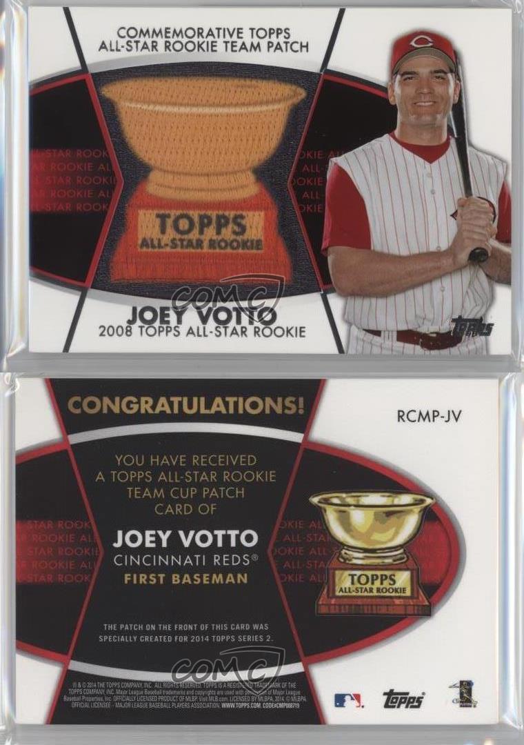 2014 Topps Manufactured Commemorative All-Star Rookie Team Cup Joey Votto Patch