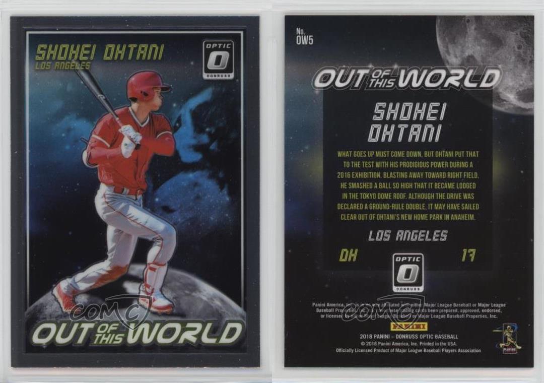 2018 Panini Donruss Optic Out of this World Shohei Ohtani #OW5 Rookie RC