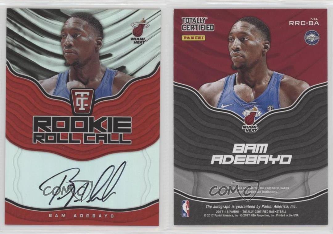 2017-18 Panini Revolution Bam Adebayo Rookie Autographs