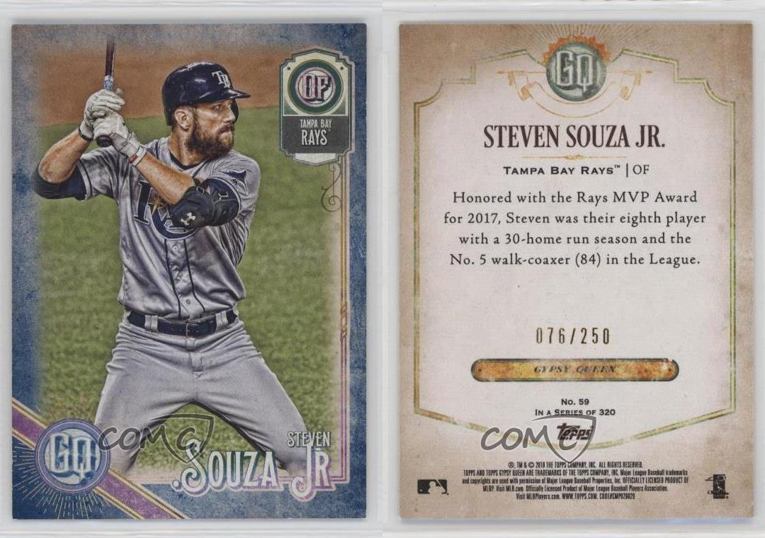 2018 points de vente Topps Gypsy Queen Indigo /250 Steven Souza Jr #59