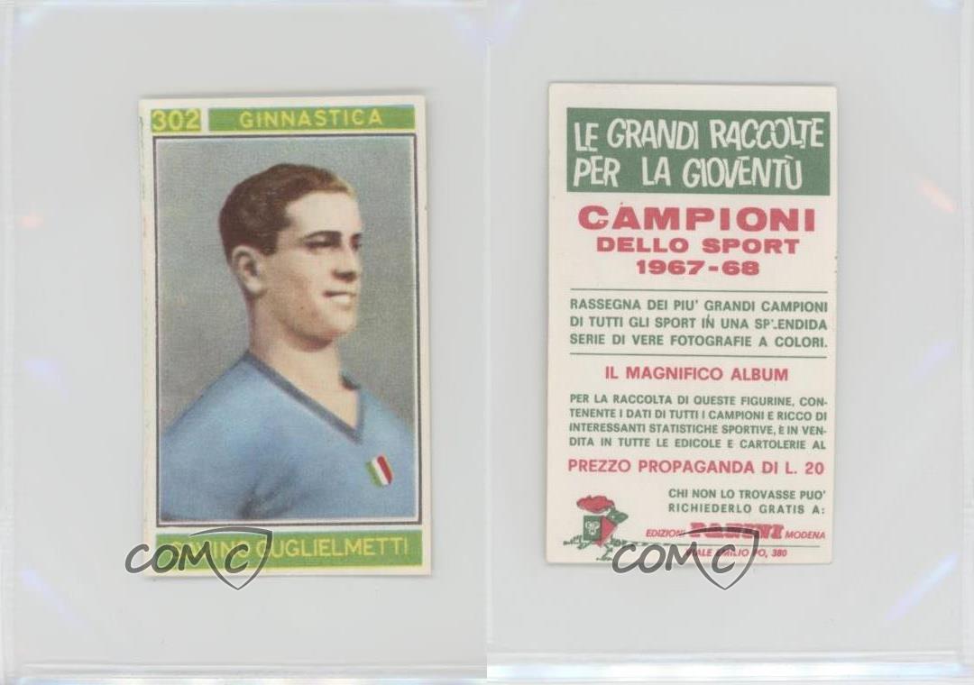 1967-68 Panini Campioni dello Sport Album Stickers Savino Guglielmetti #302 - Picture 3 of 3