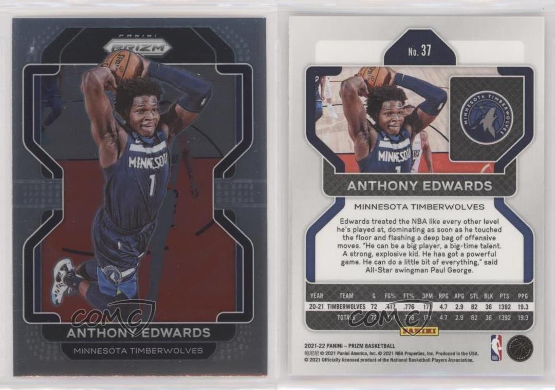 開店記念セール Panini Prism Sen.Sig. Anthony Edwards RC abamedyc.com