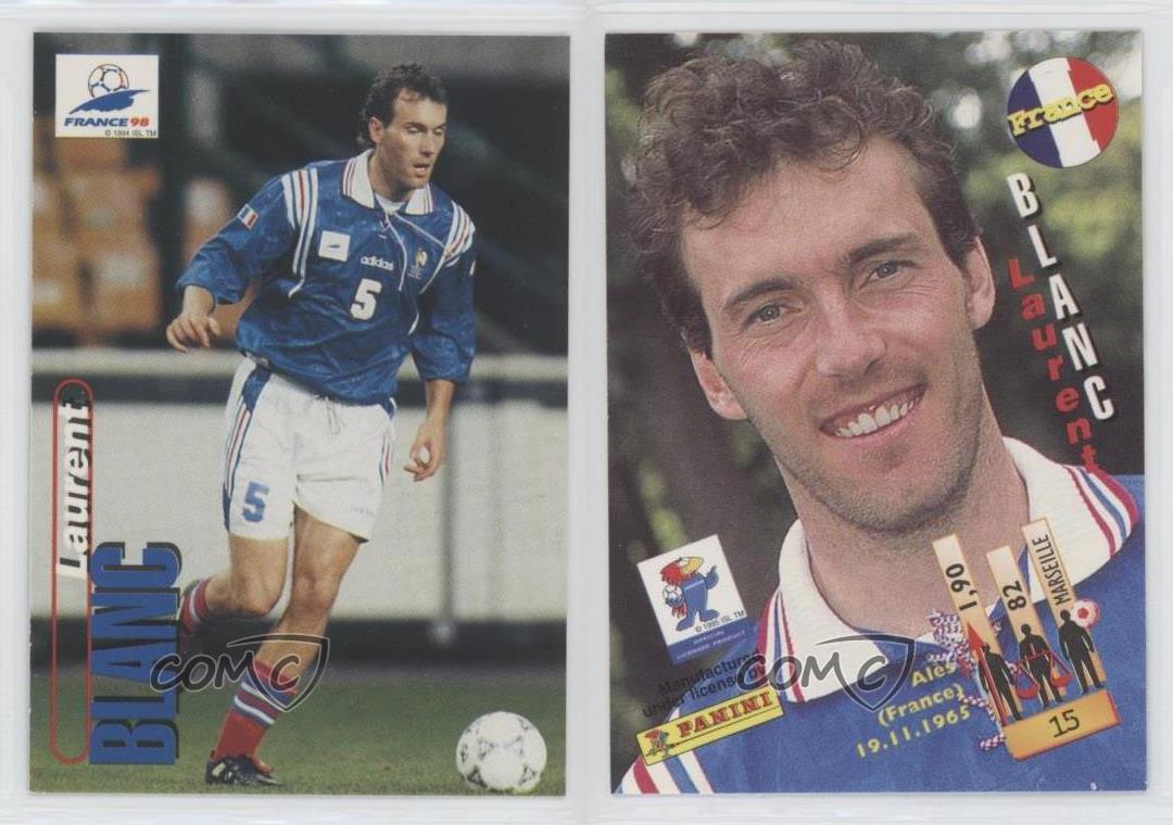 Laurent Blanc mint PANINI World Cup 1998 