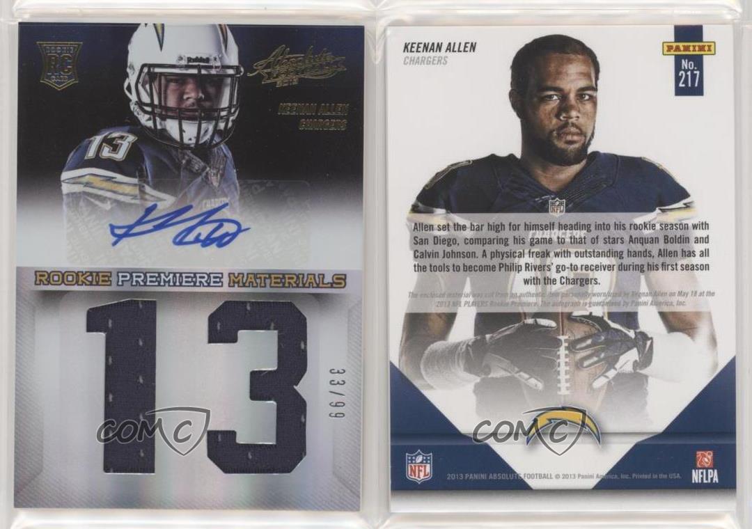 2014 Panini Rookies and Stars #25 Keenan Allen Signed Card AUTO PSA Slabbed  Char