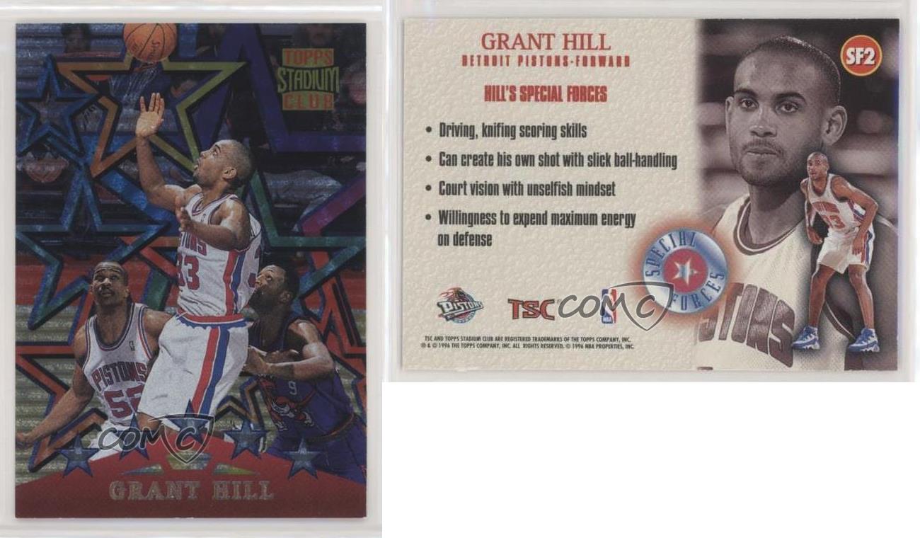 1996-97 Topps Stadium Club Special Forces Members Only Grant Hill #SF2 HOF 