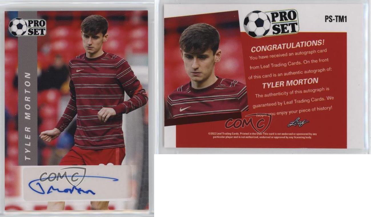2022 Pro Set Base Auto Tyler Morton #PS-TM1 Auto