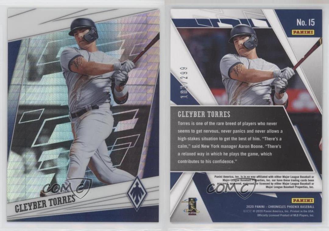 2020 Panini Chronicles Phoenix Hyper /299 Gleyber Torres #15