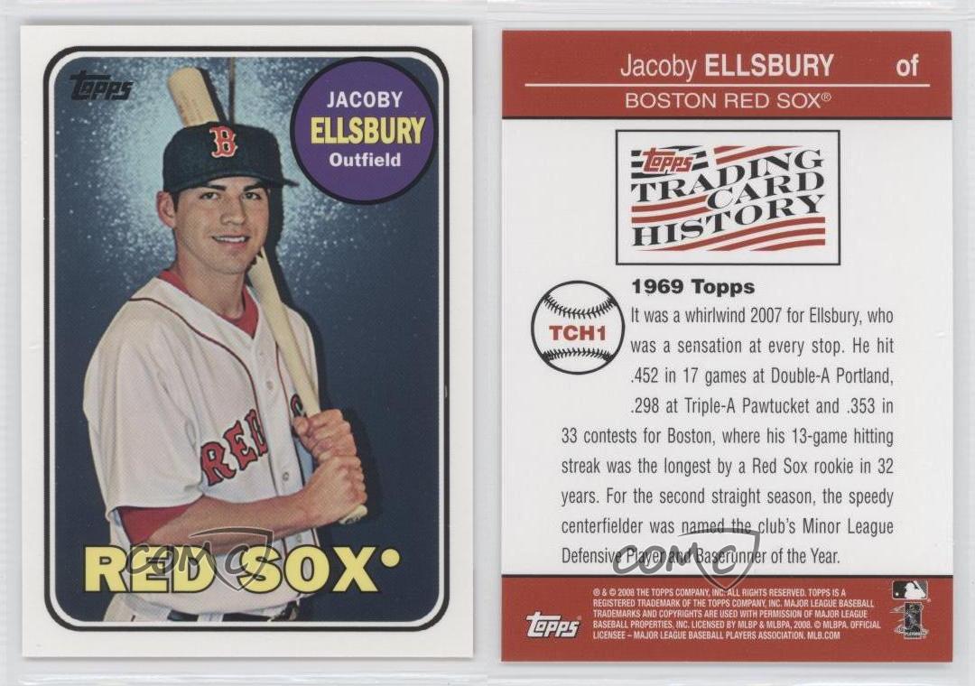 2008 Topps Trading Card History Jacoby Ellsbury TCH1 eBay