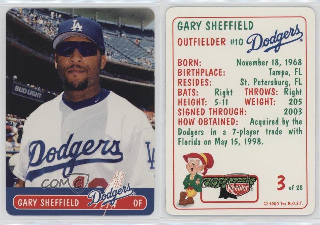 2000 Keebler Los Angeles Dodgers Stadium Giveaway Gary Sheffield #3