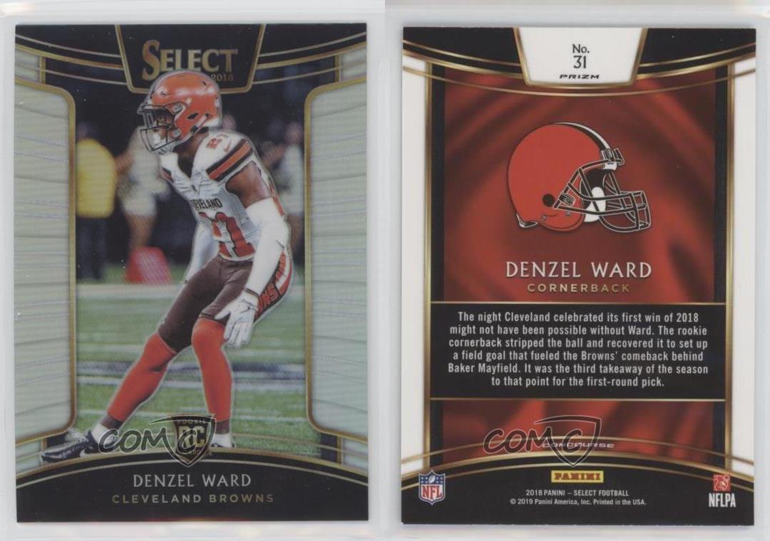 2018 Panini Select Base RC #31 Denzel Ward Browns