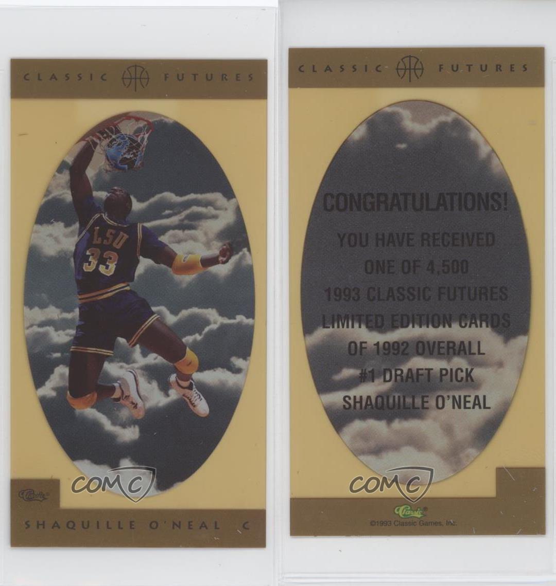 1993 Classic Futures Limited Edition /4500 Shaquille O'Neal HOF - Picture 4 of 4