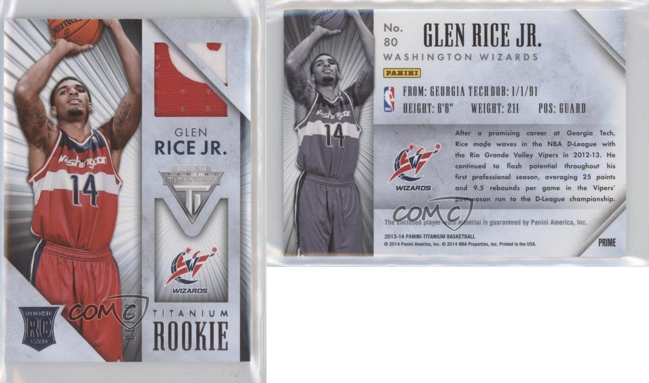 Glen Rice (Jr.)-Titanium-Rookie Jerseys