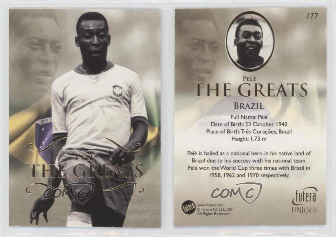 2011 Futera World usine Football Unique Les Grands Pelé #177