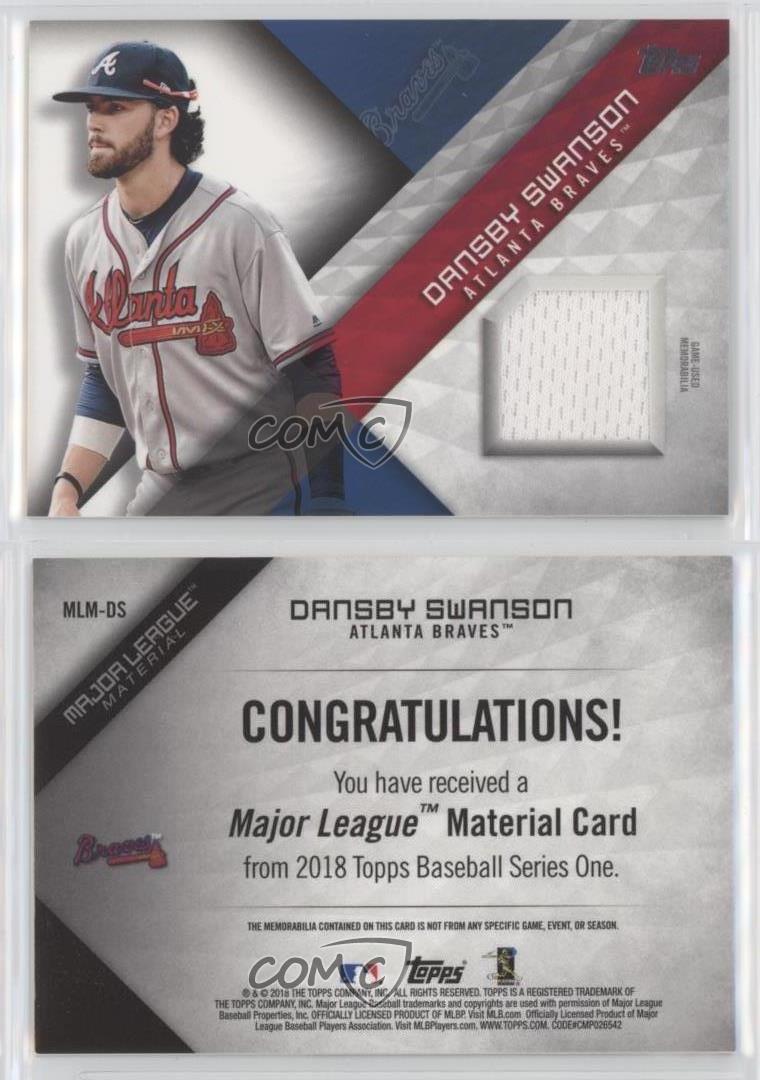 2018 Topps - Major League Material Series 1 - Red #MLM-DS - Dansby