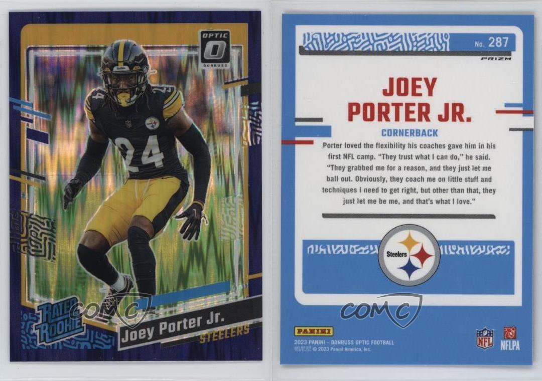 2023 Panini Donruss Optic Rated Purple Shock Prizm Joey