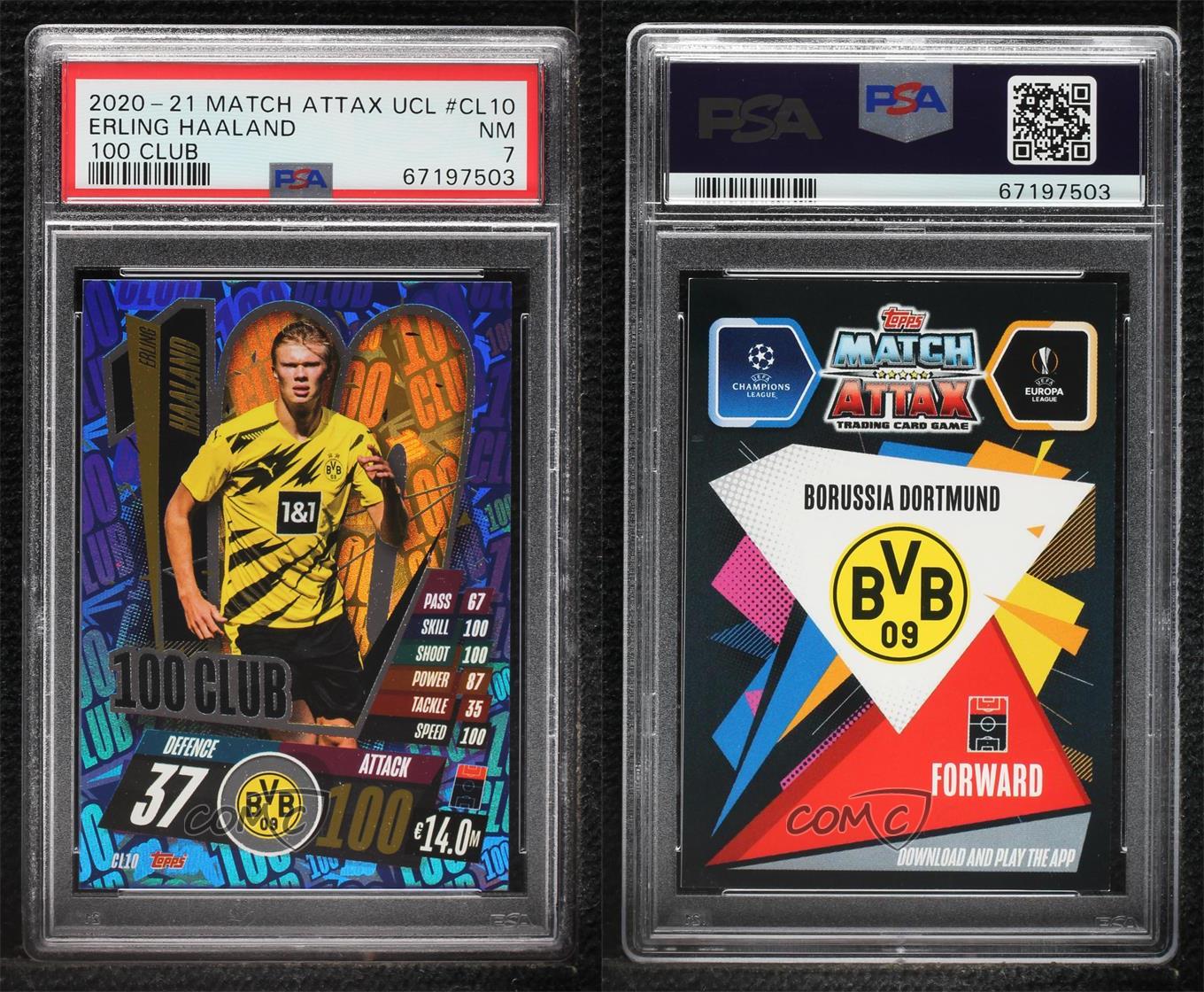 📈 Erling HAALAND Topps Champions League 2019-2020 ROOKIE