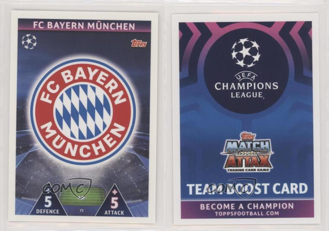2018-19 Topps UEFA Champions Match Attax Team Boost Card FC Bayern Munchen  #73 | eBay