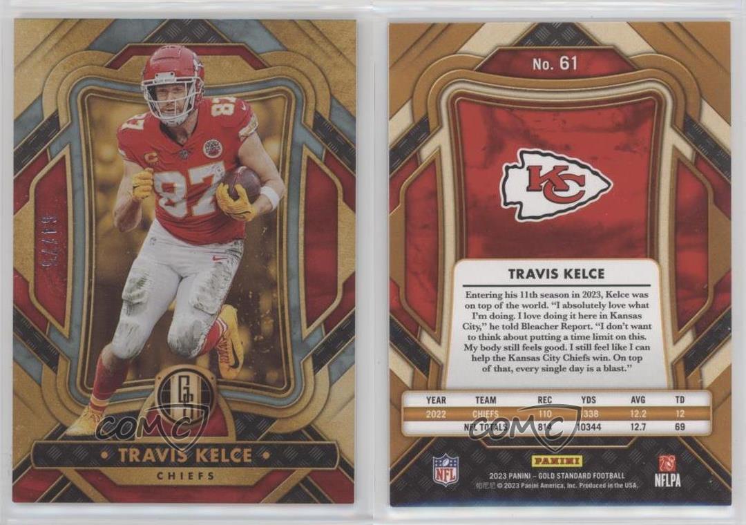 Panini Gold Standard Platinum 2023/75 Travis Kelce #61 - Imagen 3 de 3
