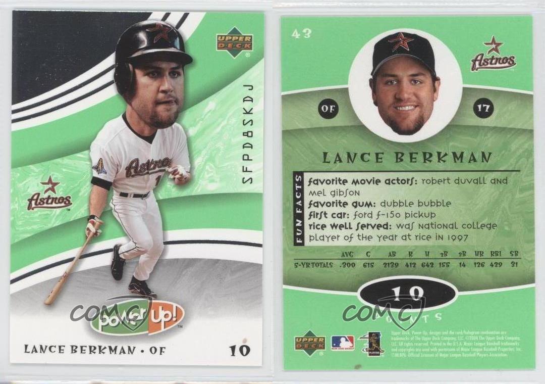 2004 Upper Deck Power Up #43 Lance Berkman - NM-MT