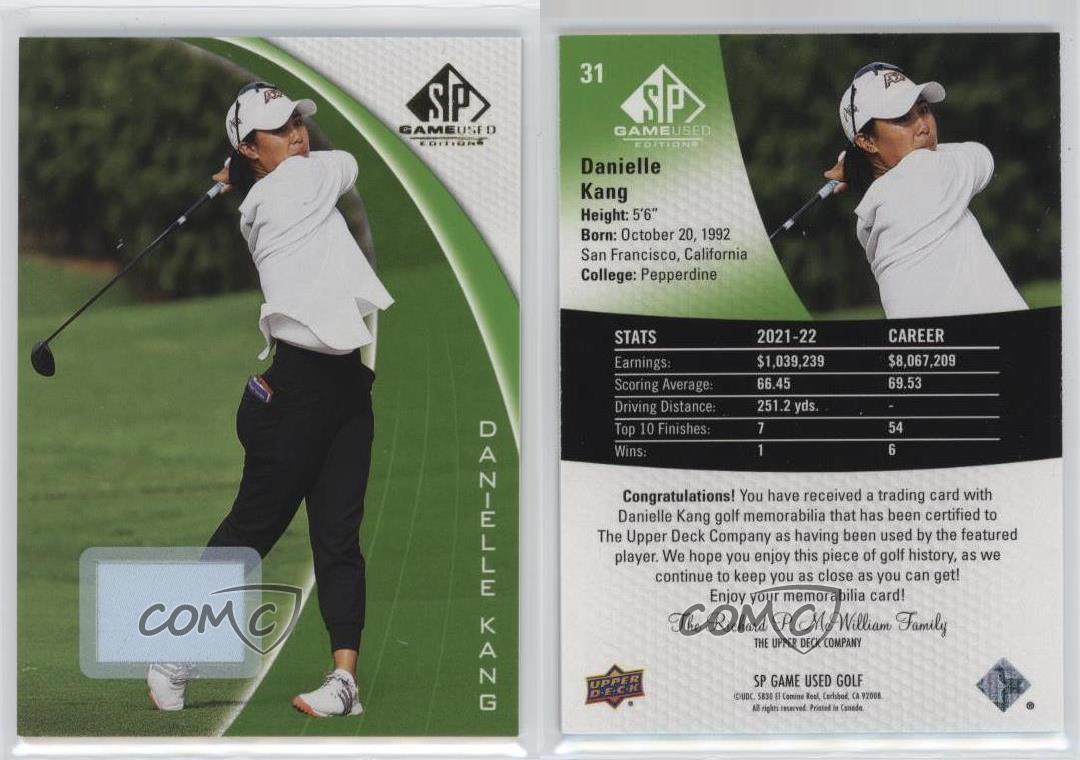 2024 SP Game Used Gold Shirt Danielle Kang #31 - Picture 5 of 5