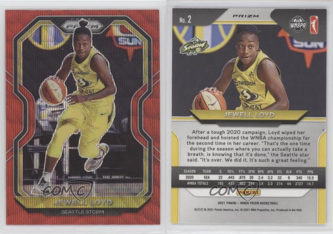 Nba Players Jordan Lawley Pro Career 2021 Panini Prizm WNBA Ruby