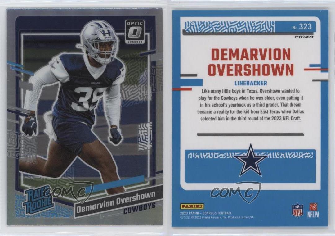 2023 Donruss Factory Set Optic Preview Holo Prizm DeMarvion Overshown Rookie RC