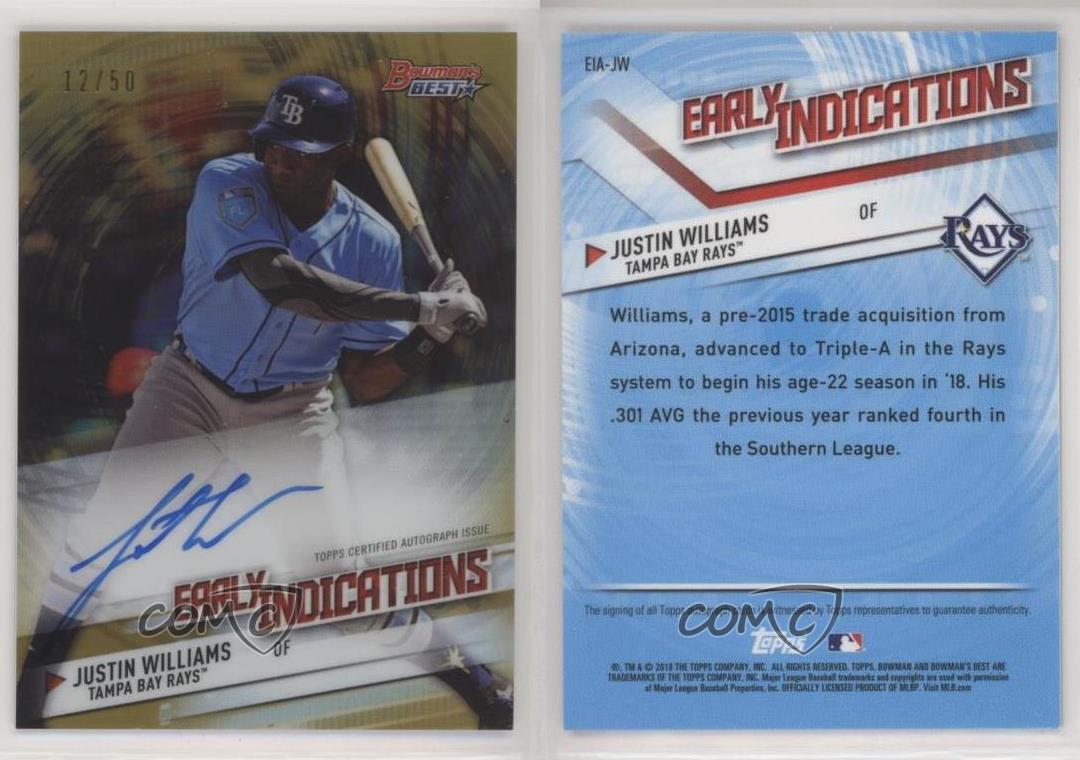 ボウマンズベスト　サーテファイドオートグラフイシュー　トッドウォーカー　サイン 2016 Bowman's Best - Giancarlo Stanton Justin Bour #MI-6 for