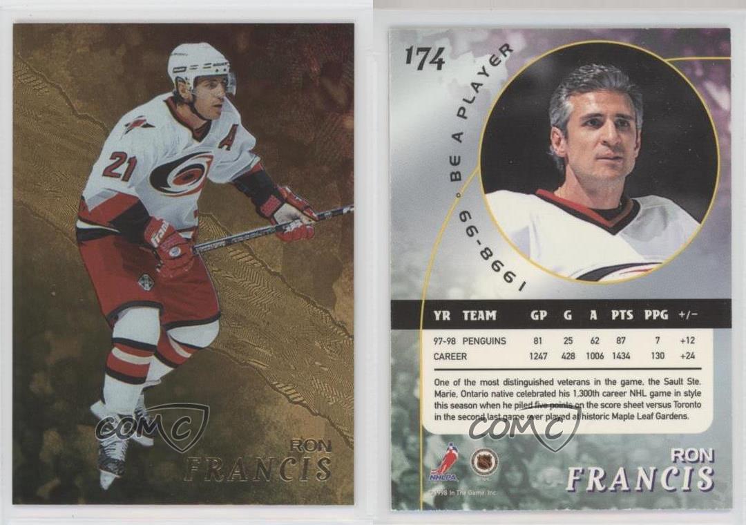 See a selection of photos from Ron Francis's career with the