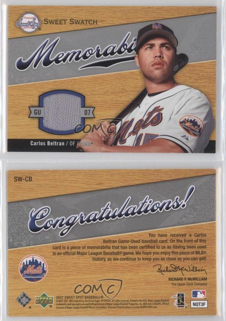 Carlos Beltran Memorabilia, Autographed Carlos Beltran Collectibles